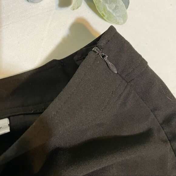 Talbots · 16W · Dress Stretch Wide-Leg Trousers · Brown · Side-Zip Slacks - Picture 6 of 7